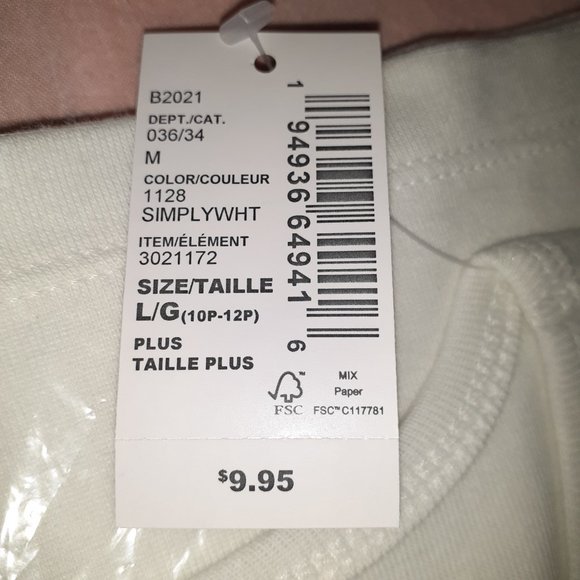 BRAND NEW WITH TAG – TANK TOP 100% COTTON – GIRL SIZE 10-12 - Picture 2 of 4